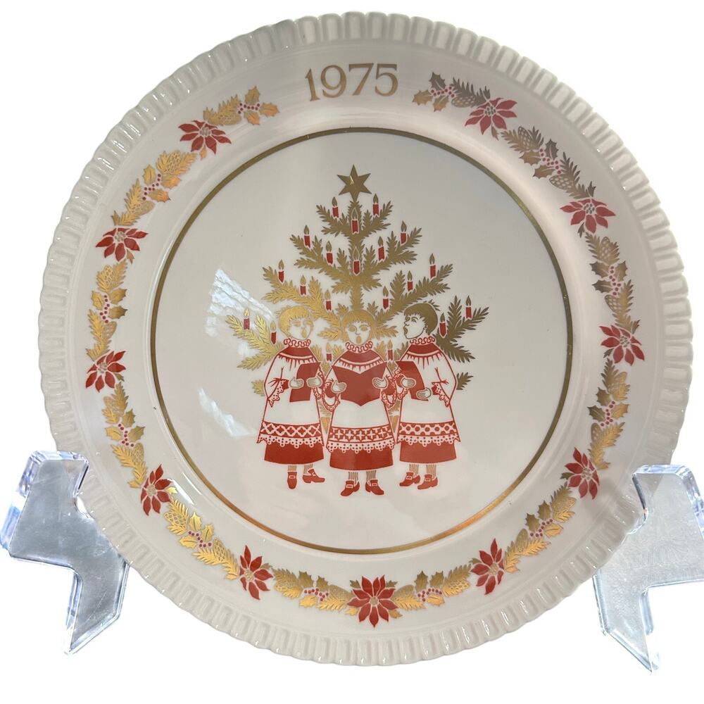 Vintage 1975 Spode Christmas Plate The Holly's Up Bone China England 6th